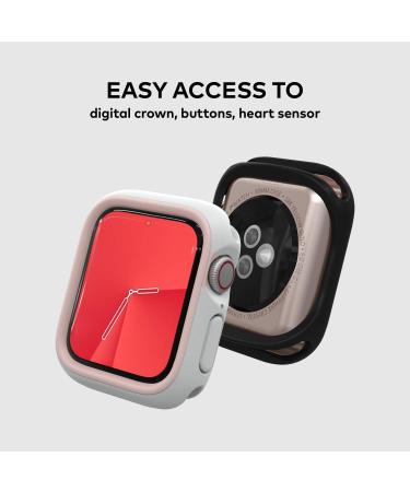 RHINOSHIELD Bumper Case Compatible with Apple Watch SE & Seriess 6/5 / 4 44mm | Slim Protective Cover - Lightweight and Shock Absorbent - Black 44mm Black - Buy Online on GoSupps.com