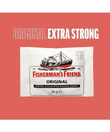 Fisherman's Friend Lozenges - Original Extra Strong - 20 Lozenges each (Pack of 24) - Buy Online on GoSupps.com