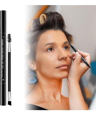 Eyebrow 2in1 Eyebrow Pen Longlasting SmudgeResistant Precision Shaping Doublesided Cosmetic for Professional Makeup 5 - Buy Online on GoSupps.com