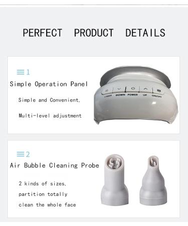 Water Oxygen Jet Beauty Machine - Multifunctional Facial Suction and Hydrodermabrasion System for Home Spa Treatment - Buy Online on GoSupps.com