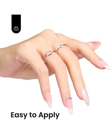 Beetles Gel Polish 15mL: Milky Sparkle White Glitters - DIY Nail Art Soak Off UV LED Gel Manicure - 1 Pcs - Buy Online on GoSupps.com