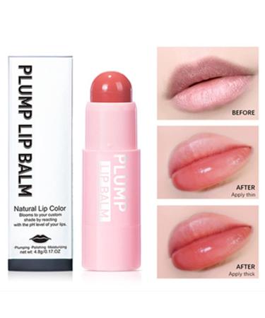 Plumping Lip Balm | Hydrating Tinted Lip Balm in 4 Colors | Nourishing Lipstick for Dry Cracked & Chapped Lips - Color 03 - Buy Online on GoSupps.com
