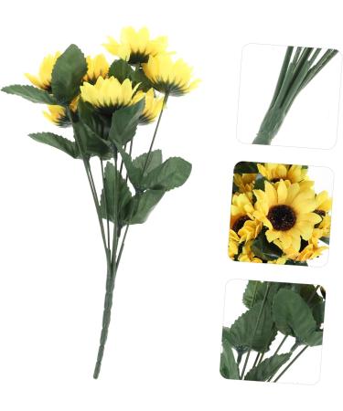 Zerodeko 3pcs Sunflower Home Decoration Botanical Decor Faux Floral Arrangements Sun Flowers Home Decor Plant Decorations Artificial Bouquet Layout Flowers Fake Bouquet Silk Flower Wedding As Shown Medium - Buy Online on GoSupps.com