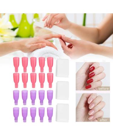 Portable Nail Polish Remover Kit Clip Wrap Nail UV Gel Cleaning Cotton Pad Set Manicure Tool Nail Polish Removal Clip Nail Polish Removal Cotton Pad - Buy Online on GoSupps.com