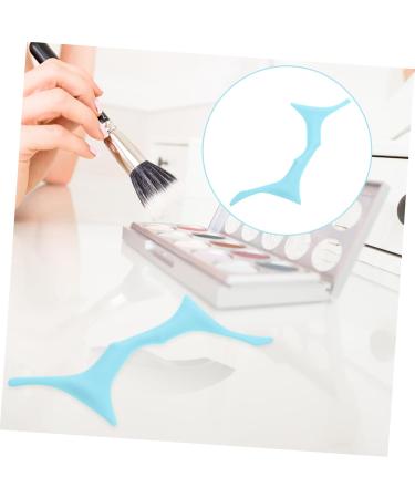 FOMIYES Silicone Molds Brow Guide Makeup Stencil Constant Temperature Miss Supplies 17.3x5.9cm Blue - Buy Online on GoSupps.com