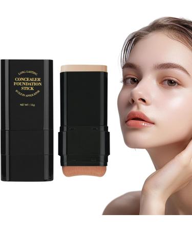 Gen rico Full Cobreage Foundation Stick - 15g Concealer Cream | Double Head Face Moisturizing Makeup Master for Women for Men Softening Hard Skin - Buy Online on GoSupps.com