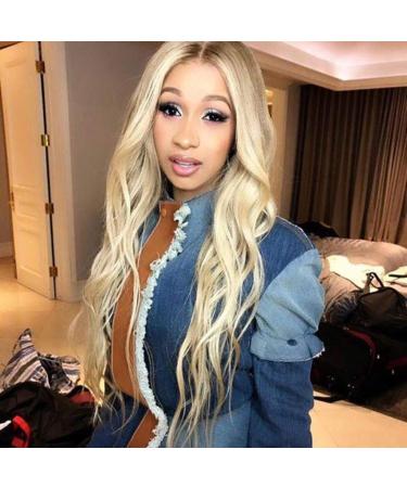 Buy Women's Long Blonde Curly Wig - Brazilian Synthetic Wavy Hair for Cosplay & Parties - Buy Online on GoSupps.com