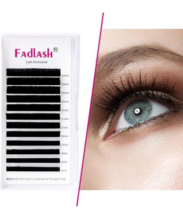 Fadlash Easy Fan Lashes 15-20mm Mixed Length Russian Volume L Curl 0.07 Natural Look Self Fanning Eyelash Extensions - Buy Online on GoSupps.com