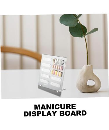 FRCOLOR 1 Set Nail Display Board Women Ideas Womens Ideas Nail Art Display Board Nail Gel Color Showing Board Nail Display Stand Peg Board Display Stand False Tip Display Rack 20x16cm Transparent 1 - Buy Online on GoSupps.com