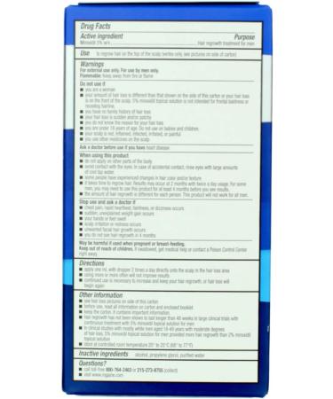 Rogaine for Men Hair Regrowth Treatment Extra Strength 3 Month Supply - Unscented - New Formula - Buy Online on GoSupps.com