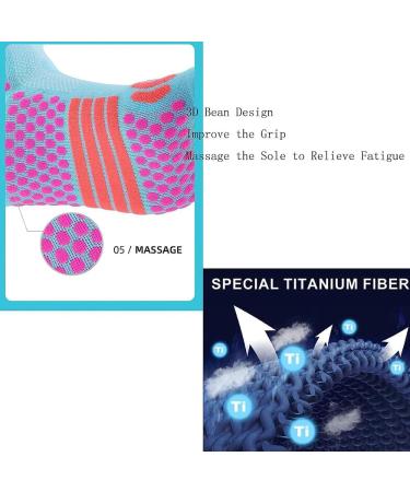 DOGARI Far Infrared Schorl Titanium Ion Heighten Socks - Slimming Compression Running Socks - Buy Online on GoSupps.com