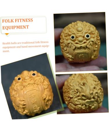 Healeeved 2ST Surface Fitness Ball - Wooden Massage Balls for Hand Exercises & Wellness | International Shipping - Buy Online on GoSupps.com