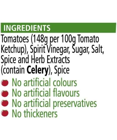 HEINZ Lot de 2 bouteilles de ketchup aux tomates 570 g La saveur unique de Heinz 570 g (Pack of 1) - Buy Online on GoSupps.com