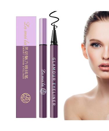 Liquid Eye Liners for Women | Waterproof Eye Cosmetics with Fine Tip Portable Black Eye Liners for Beginners Long Wear Fast Drying Eye Makeup for Travel