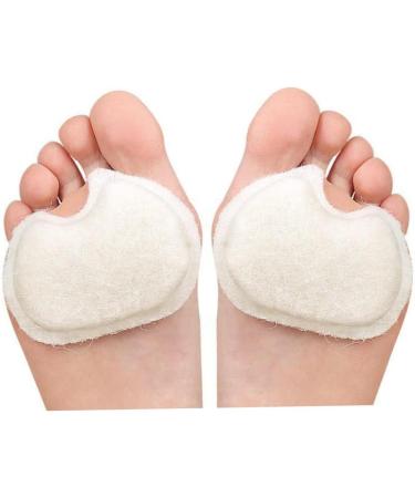 FRCOLOR 6pcs Felt Forefoot Pads for Metatarsalgia - Comfortable Heel Gel Cushions & High Heel Grips - Bulk Wool Felt Insoles for Foot Pain Relief - Buy Online on GoSupps.com