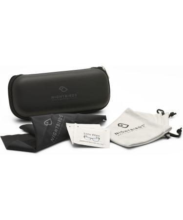 NightRaven Night Driving Glasses - Dual-Zone Anti-Glare Lens Technology in Matte Black | Optimal Vision & Comfort - Buy Online on GoSupps.com