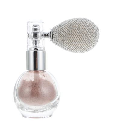 LALAFINA LALAFINA Highlighter Powder Spray Body Glitter High Gloss Shimmer Sparkle Makeup Powder for Women and Girls (Nude Pink)