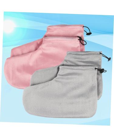 Mikinona 2 Pair Thermal Insulation Foot Cover Light Beauty Salon Atletefoot Treatment Wax Foot Covers Moisturizing Foot Bags Cotton Foot Strap Heat-retainting Foot Cover - Buy Online on GoSupps.com