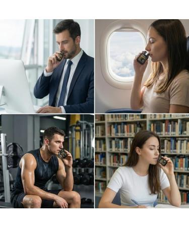 Natural Aromatherapy Dual Nasal Inhaler Stick Uplifting Essential Oil Blend for Refreshing Scents & Daily Clarity | Portable, Travel-Friendly Nasal Stick for Aromatic Enjoyment Essential Oil Mix 4pk - Buy Online on GoSupps.com