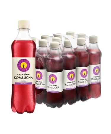 Carpe Diem Kombucha Classic Schorle pack of 12 (12 x 500 ml) Classic 500 ml (pack of 12)