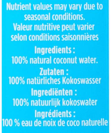 100% Natural Coconut Water | UFC Refresh | 1L x 6 Pack | Hydrating Gluten-Free Rich in Electrolytes Vitamin C & Potassium | Ambient Storage - Buy Online on GoSupps.com