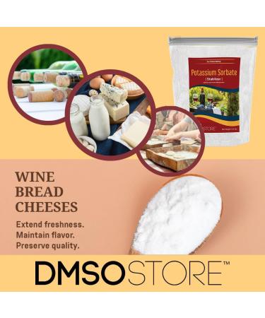 Potassium Sorbate Powder 1 lb. Food-Grade Preservative for Longer Freshness and Extended Life Cycle. - Buy Online on GoSupps.com