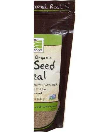 Now Foods Organic Flax Seed Meal 12 oz | Certified Real Food for Health - Buy Online on GoSupps.com