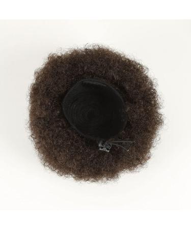 Puff Afro Curly Chignon Wig | Short Kinky Ponytail Clip-In | Synthetic Hair Bun | Drawstring Ponytail 1BT30 - International Shipping Available - Buy Online on GoSupps.com