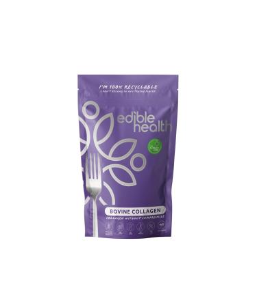 Edible Health - Hydrolysed Bovine Collagen Powder - Types 1 and 3 Protein Peptides 18 Amino Acids - Paleo Keto Kosher Halal - UK & EU Certified Supplement - 1Kg Pouch 70-Day Supply 1.00 kg (Pack of 1)