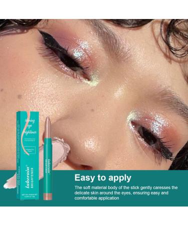 4Pcs Eyeshadow Stick Set - Glitter Highlighter & Long Lasting Eye Makeup | Shimmering Creamy Eye Liner in 4 Colors - Buy Online on GoSupps.com