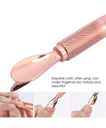 Multi-Functional Nail Tweezers & Pinchers for Perfect C-Shape Nails | Nail Art Tool in Ros gold - Buy Online on GoSupps.com