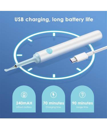 2024 Ear Wax Removal Pro Ear Cleaner with Camera Earwax Removal Kit with Light Electric Ear Wax Removal Tool Ear Cleaner. (White) - Buy Online on GoSupps.com