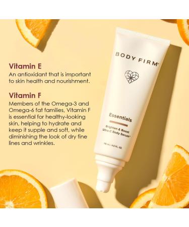 Crepe Erase Brighten & Boost Ultra-C Body Serum | Anti-Aging Moisturizer with Vitamin C | Firming & Hydrating Skin Care for Crepe Skin | 4 fl oz - Buy Online on GoSupps.com