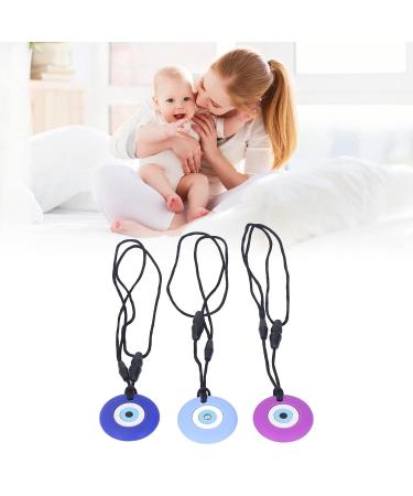 Silicone Baby Bite Ring - 3-Part Round Teething Toy | Soft & Portable Sensory Chew Stick for Molar Relief - Buy Online on GoSupps.com