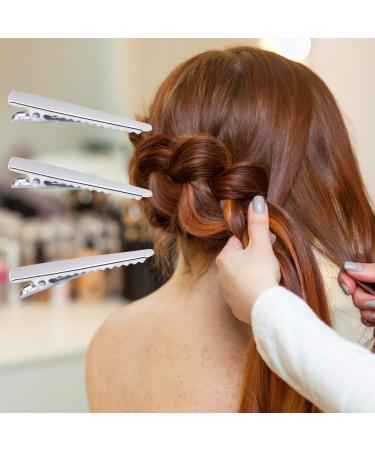 Buy 100 Pieces Silver Crocodile Hair Clips - Alligator Metal Hair Clips for Women & Girls | Perfect for Hairdressing & DIY Projects - Buy Online on GoSupps.com