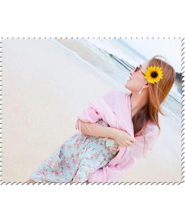Cafurty Sunflower Hair Clips 2 PCS Fashion Duckbill Clips for Women and Girls | Seaside Vacation Photo Hair Accessories - Buy Online on GoSupps.com