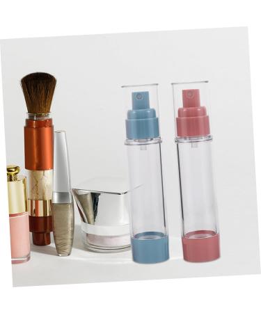 Kisangel 2pi ces Flacon Pompe Et Vaporisateur Transparent Sans Air Pour Cr me Cosm tique Format Voyage Rechargeable Pour Fond De Teint Shampoing - Buy Online on GoSupps.com