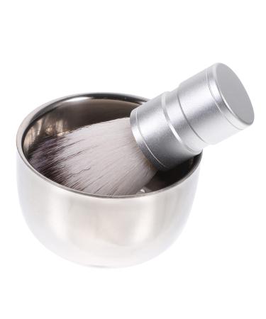 Shaving foam brush and bowl of shaving brush bowl set shaving brush shaving brush shaving brush mini make-up brush handle roofs wetting of shaving needs shaving set man shaving cream cream