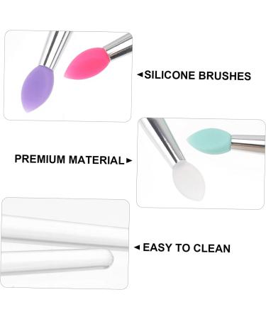 Ipetboom 6pcs Eye Shadow Brush Eyeshadow Silicone Lip Brush Eye Shadow Applicator Make up Silicone Brush - Buy Online on GoSupps.com