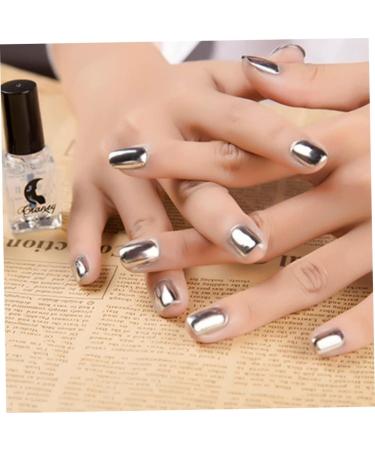 Mirror Nail Polish Mirror Nail Polish Long Lasting Metallic Nail Varnish 6ml Quick Drying Gel Polish - Buy Online on GoSupps.com