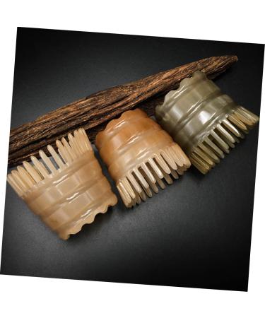 Tovinanna Horn Shampoo Massage Comb | Natural Hair Washing & Scalp Massager for Smoother Hair - Buy Online on GoSupps.com