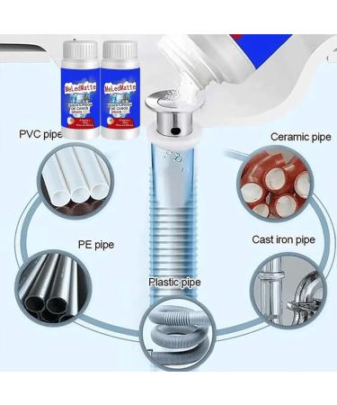Meledmatte Drain Gel New Upgraded Formula Powerful Pipe Dredging Agent Powerful Pipe Dredging Agent Meledmatte Meledmatte Toilet Drain Cleaner Easily Clear Clogged Drains (2Pcs) - Buy Online on GoSupps.com