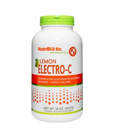 NutriBiotic Immunity Lemon Electro-C Powder 16 oz (454 g)