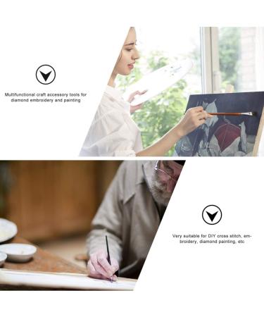 Exceart 8-Piece Curved Diamond Painting Pencil Set - Premium Tools for Diamond Embroidery & Drawing - Buy Online on GoSupps.com