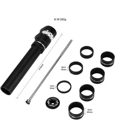 LITEONE Bike Stem Riser Extender - Aluminium Alloy, Adjustable, Black - for Mountain, Road, MTB, BMX, Fixie - Buy Online on GoSupps.com