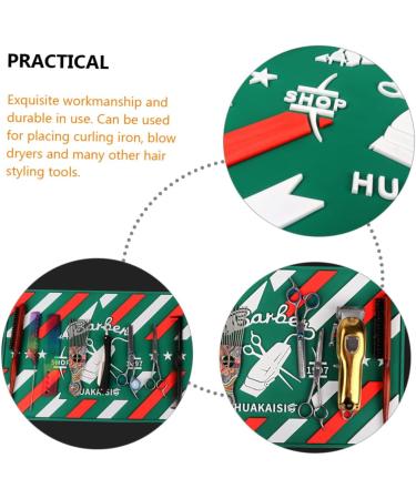 Healeved Haircut Mat Barber Mat for Station Hair Styling Station Mat Hair Tools Holder Straightener Hair Tools for Women Rollers Hair Curlers Vanity Accessories for Women - Buy Online on GoSupps.com