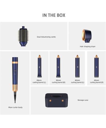 6 in 1 Multifunctional Hair Styler Set - Auto-Wrap Curling Iron & Hot Air Brush for Women | Perfect Drying & Styling Gift - Buy Online on GoSupps.com