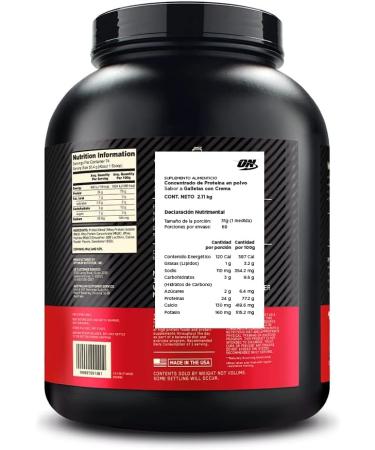 Optimum Nutrition 100% Whey Gold Standard Cookies and Cream 5 LB Buy Premium Protein Online - Buy Online on GoSupps.com