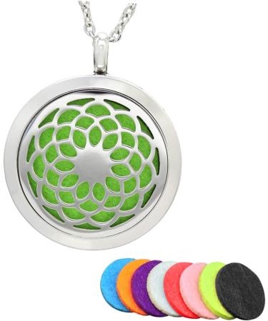 Trendy Women's Diffuser Pendant Necklace | Essential Oil Locket & Choker Jewelry - Buy Online on GoSupps.com