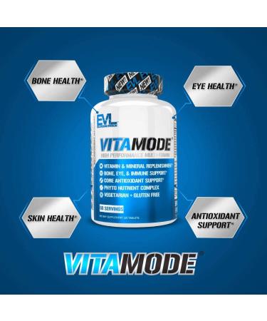 Evlution Nutrition VitaMode Men's Multivitamin - 60 Tablets | Premium Daily Vitamins for Men - Buy Online on GoSupps.com